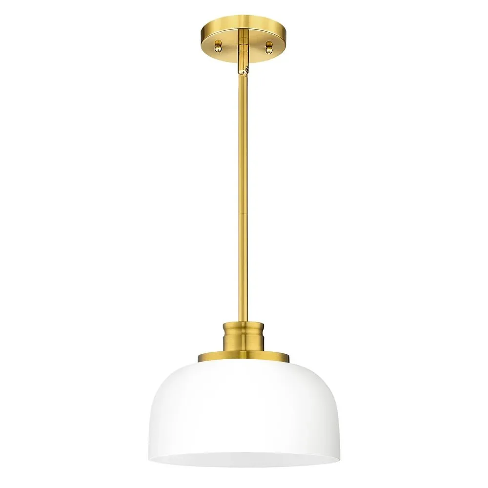 Brushed Gold Hanging Pendant Light, 10
